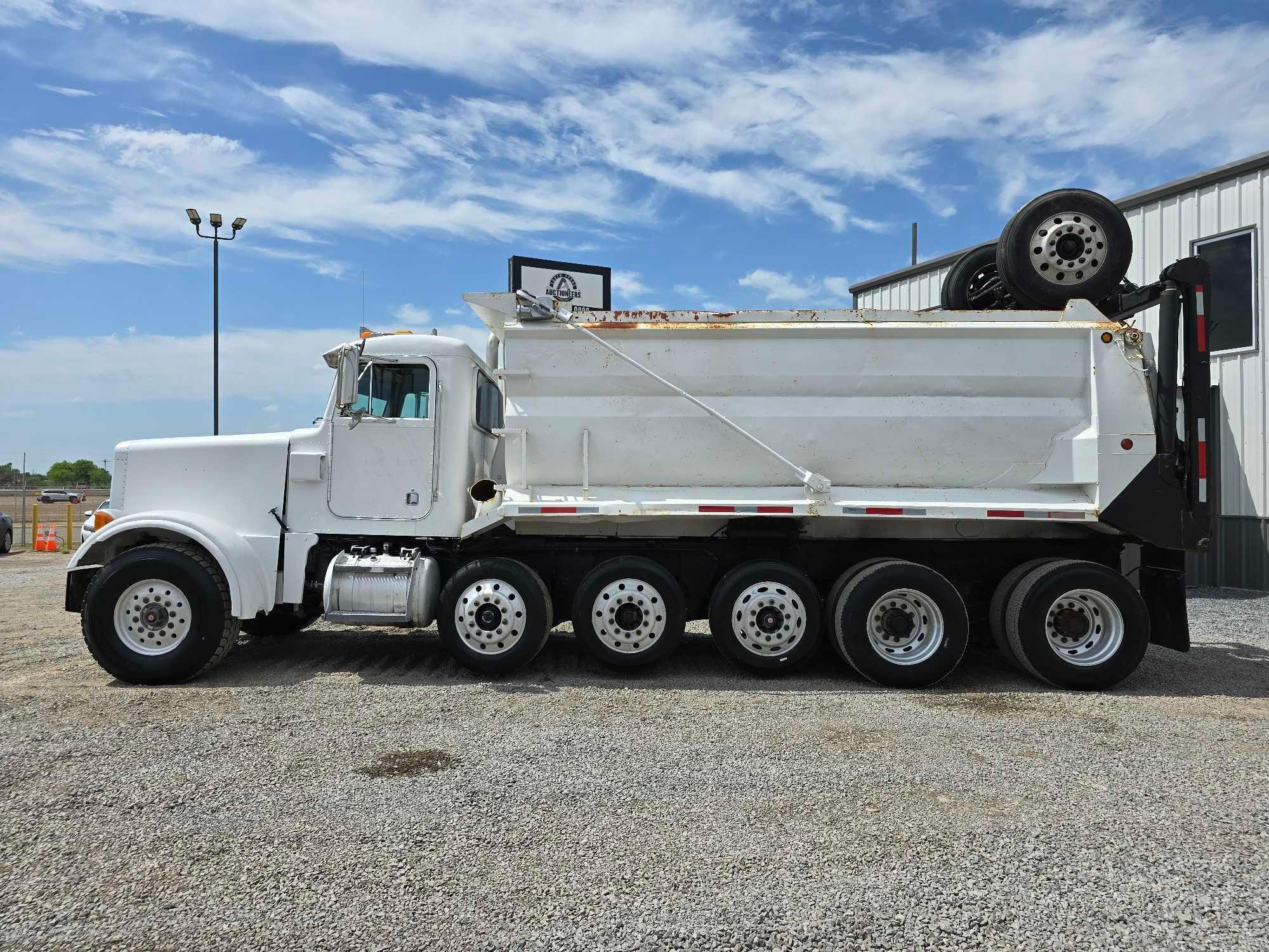 1999 Peterbilt 357 Quin Axle Dump Truck