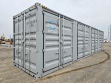 NEW 2024 40 Foot High Cube Two Multi Doors Shipping Container