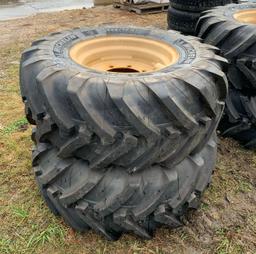 Set of 4 New Michelin Tires 400/70R20