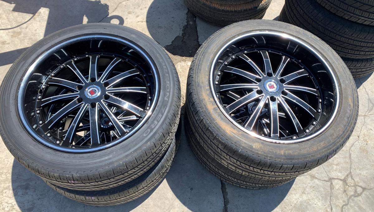 Set of 4 RS Wheels & Pirelli Tires