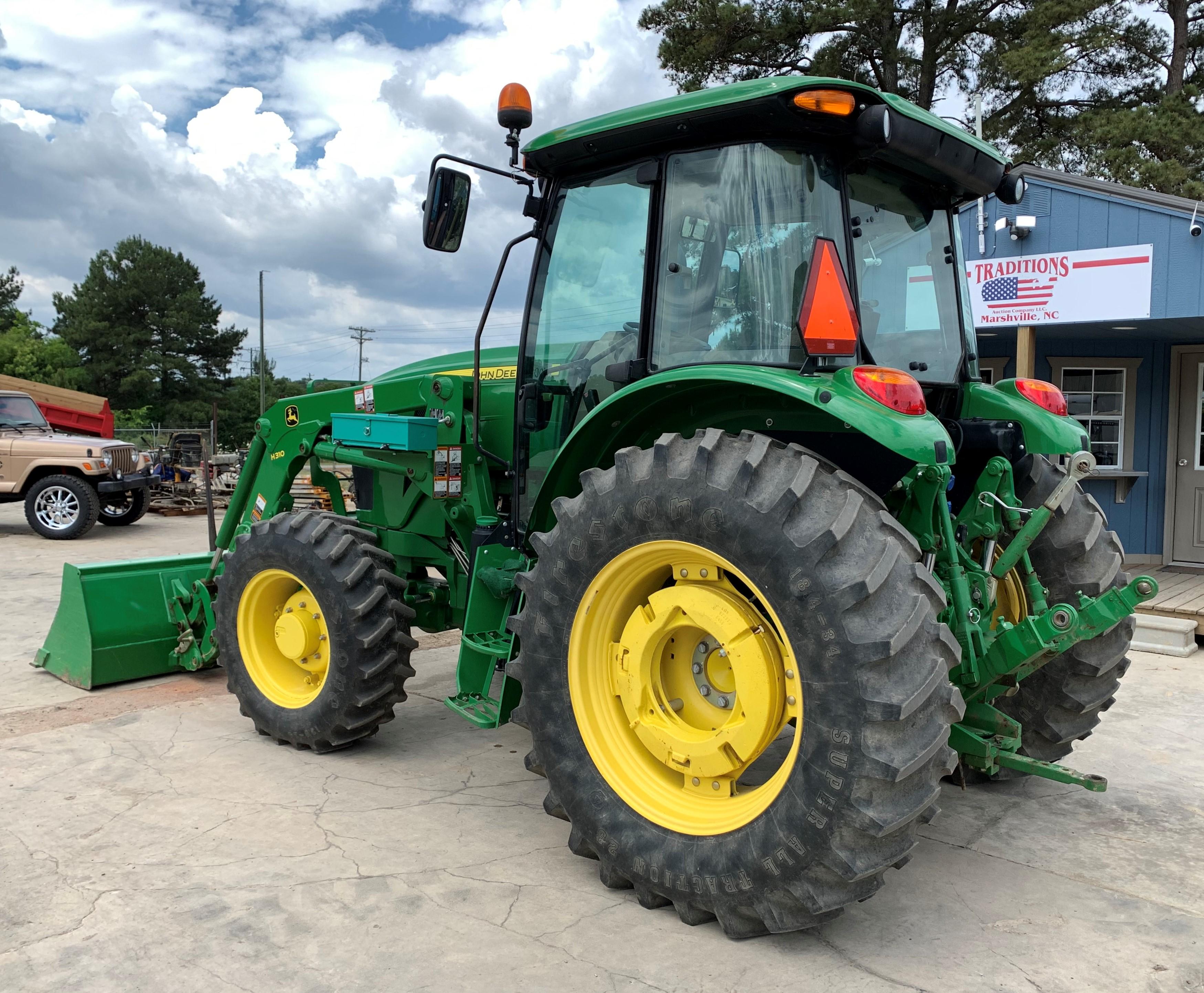 John Deere 6140D & H310 Loader