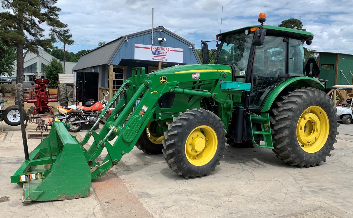 John Deere 6140D & H310 Loader