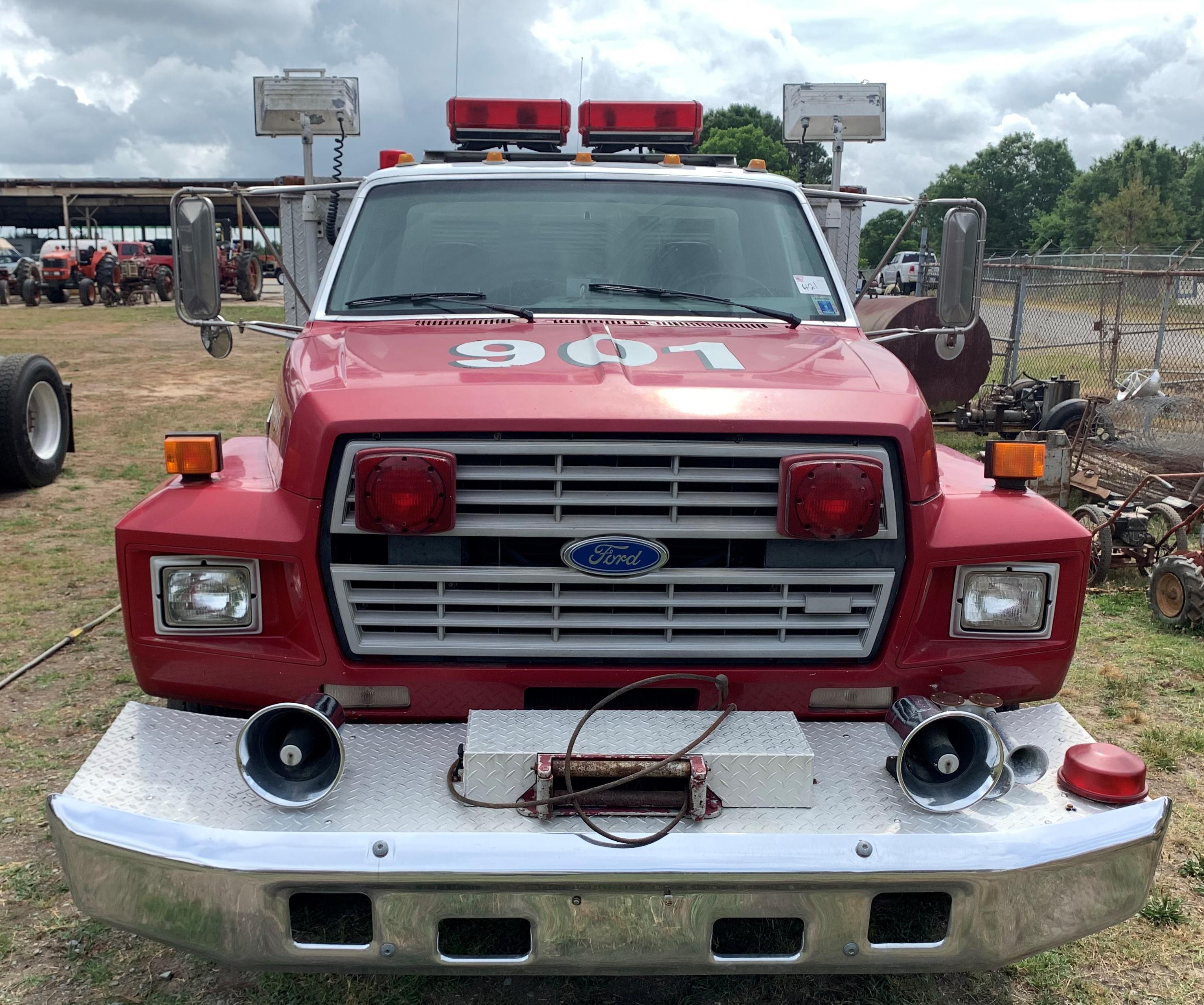 1986 Ford Fire & Resuce Truck VIN 3558