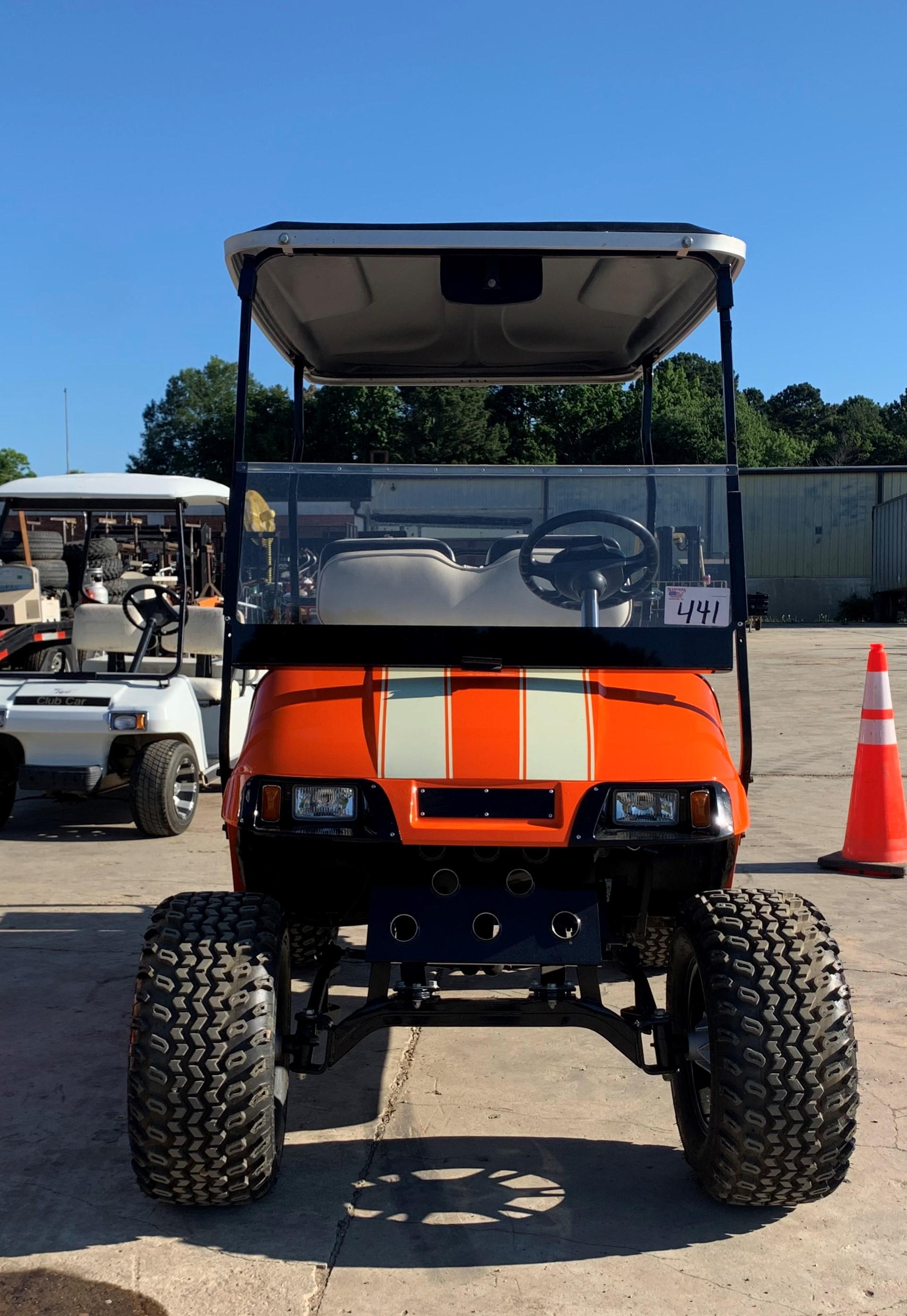 EZ GO Lifted Golf Cart 36 Volt