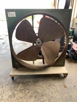 36" Shop Fan on Dolly