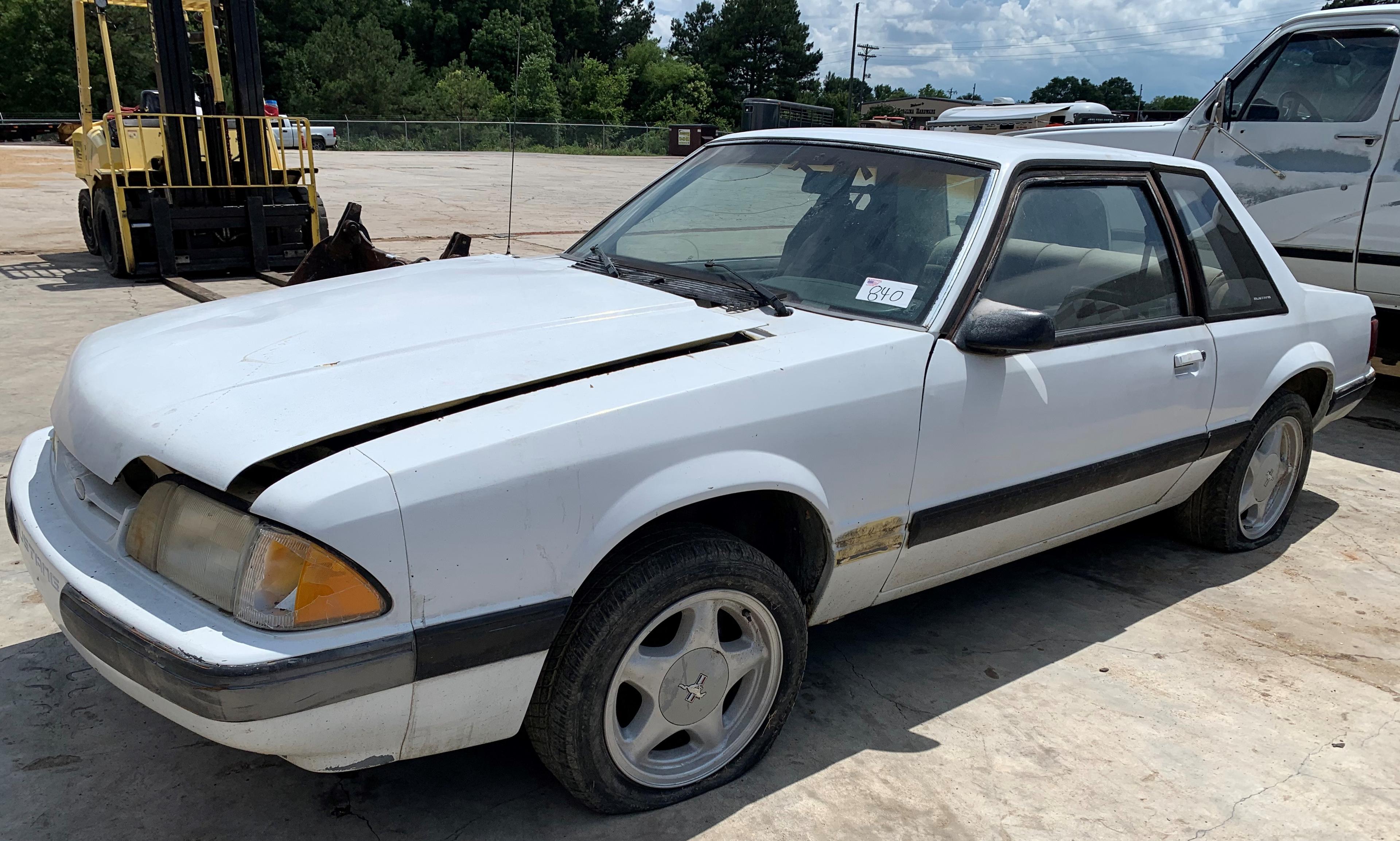 1988 Ford Mustang VIN #4655