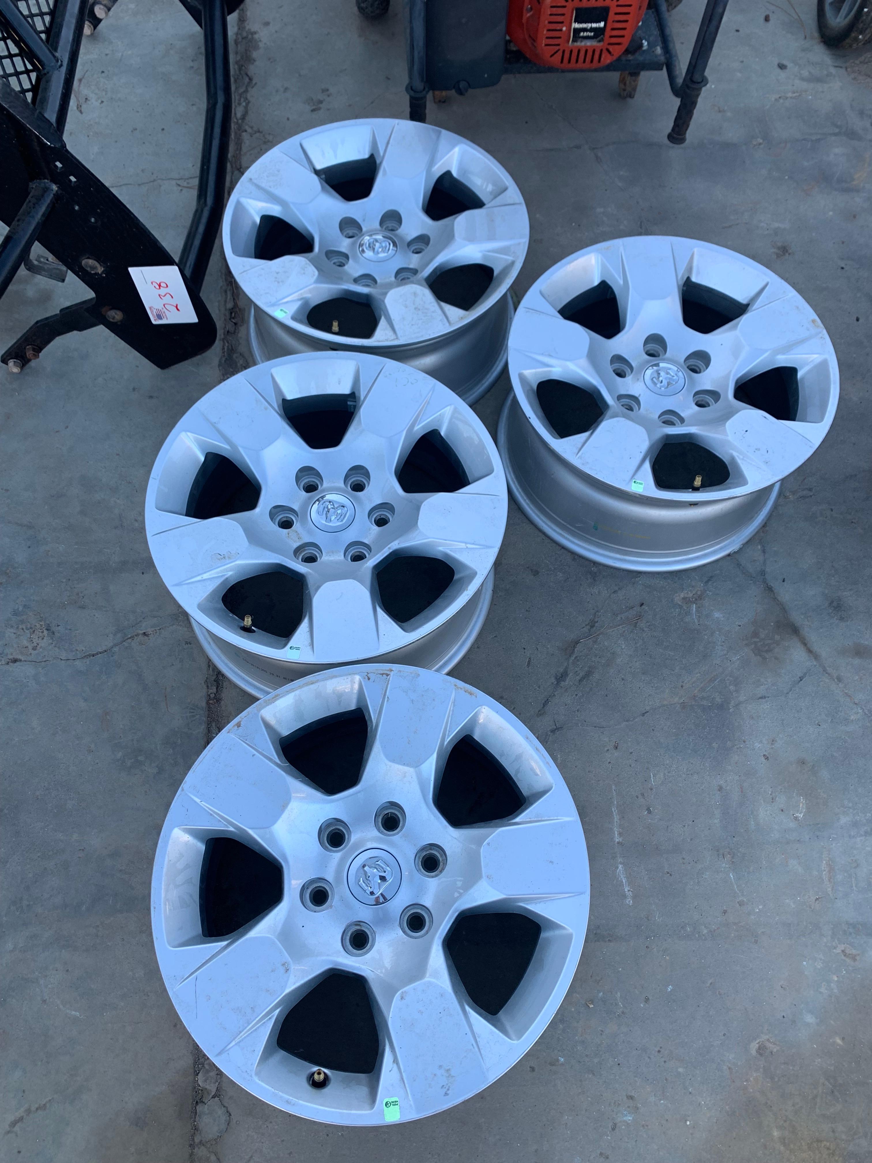 Set of 4 18" Ram Factory Wheels