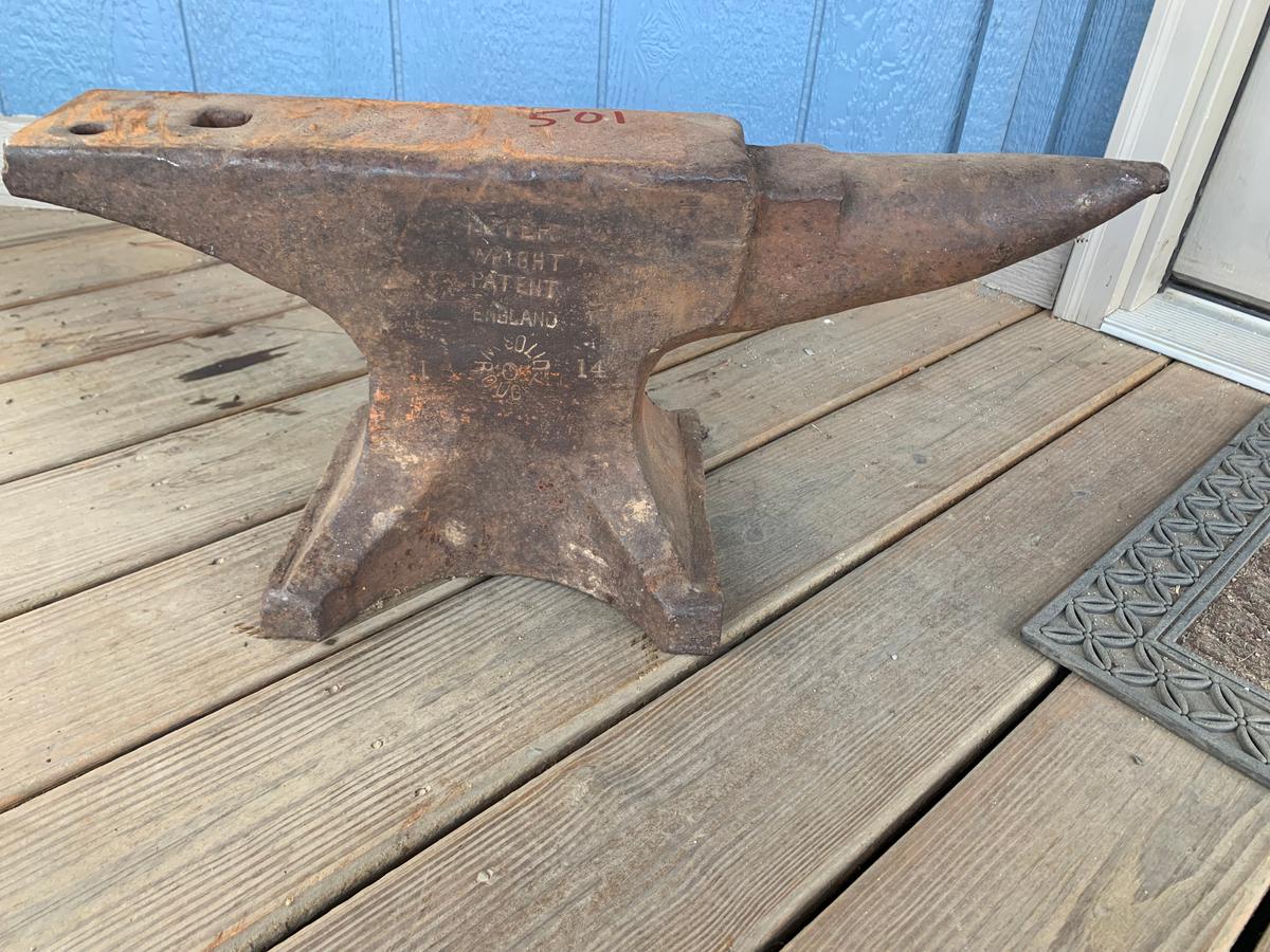 Peter Wright Signed Anvil