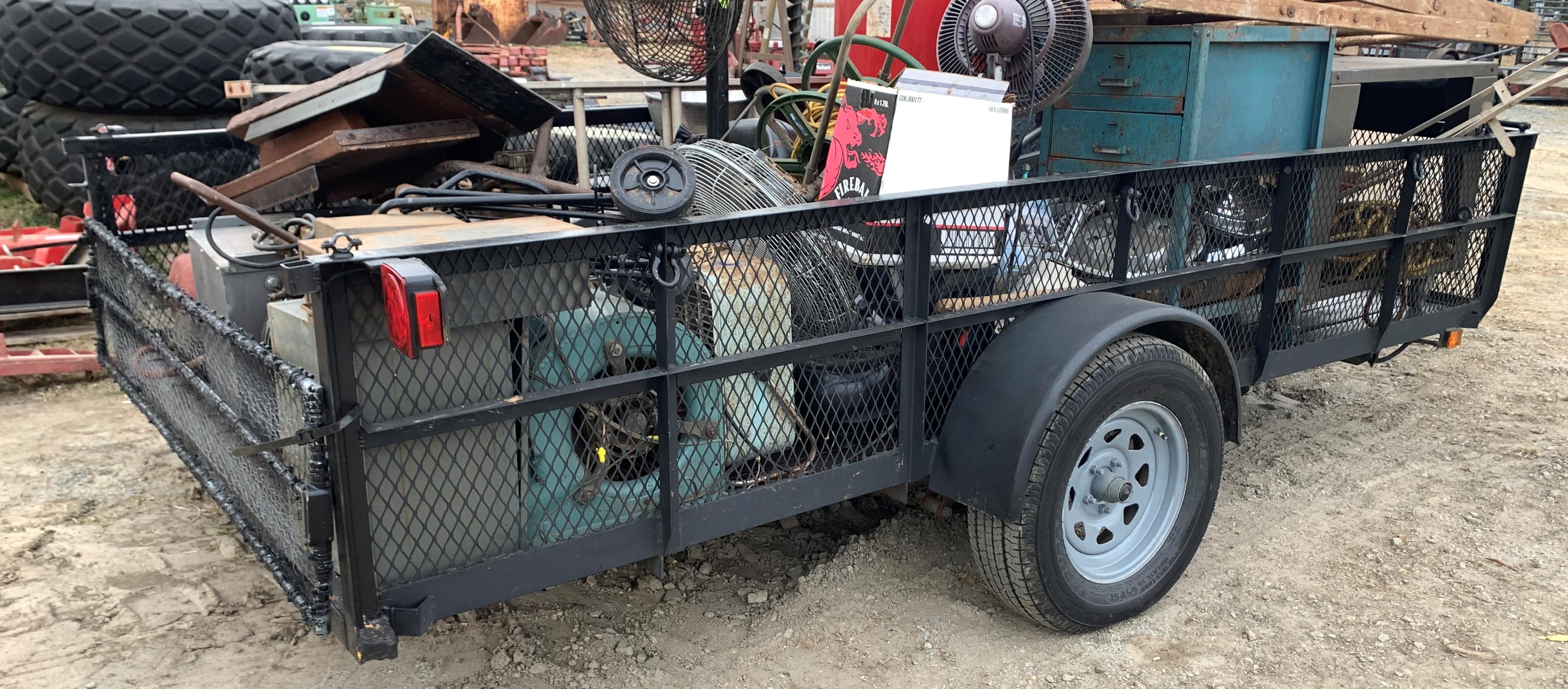 6 1/2 x 12 Utility Trailer - Contents Not Included
