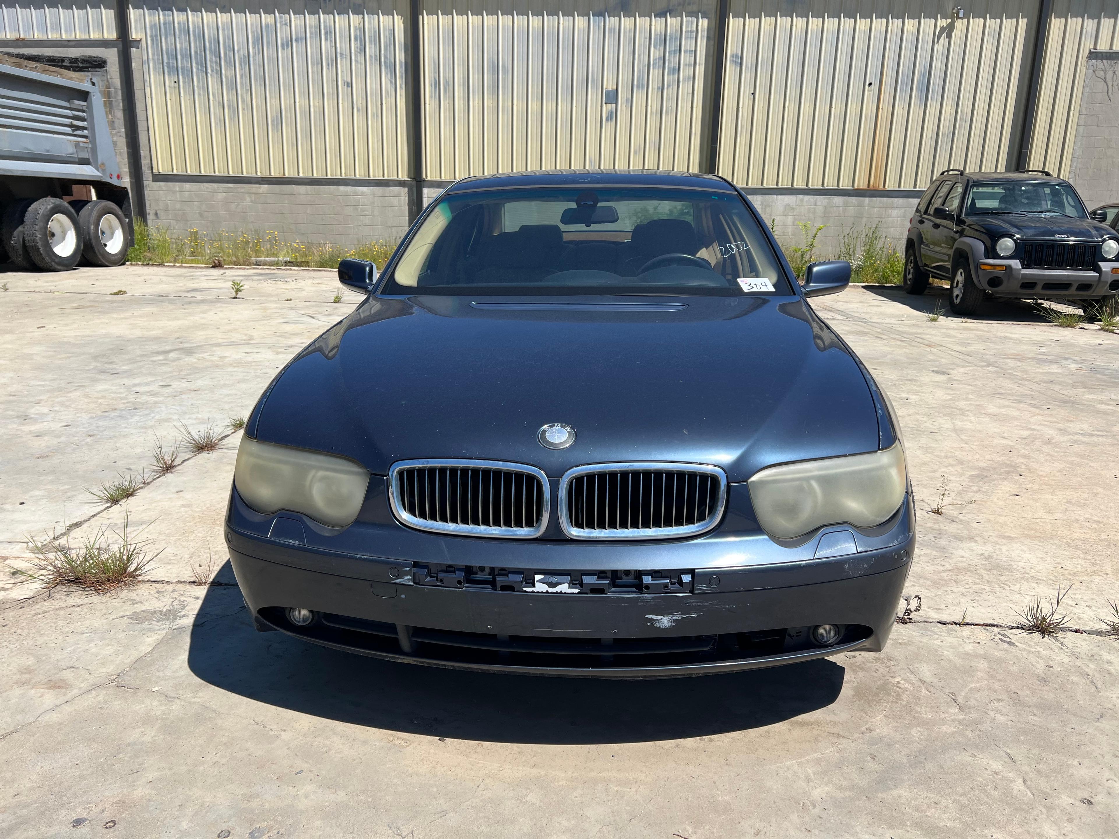 2002 BMW 745i VIN 6315
