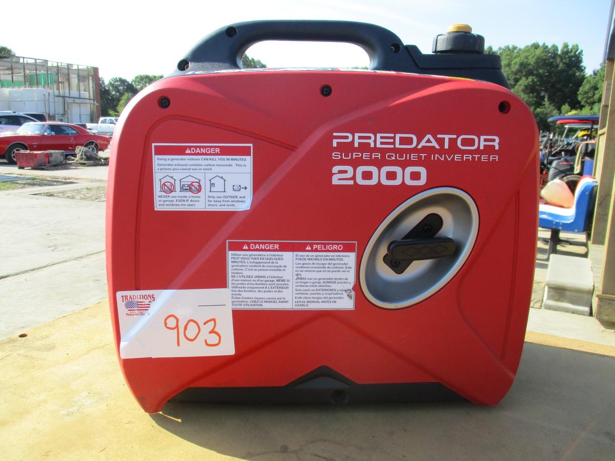 The PREDATOR 2000 Super Quiet Invertor Generator