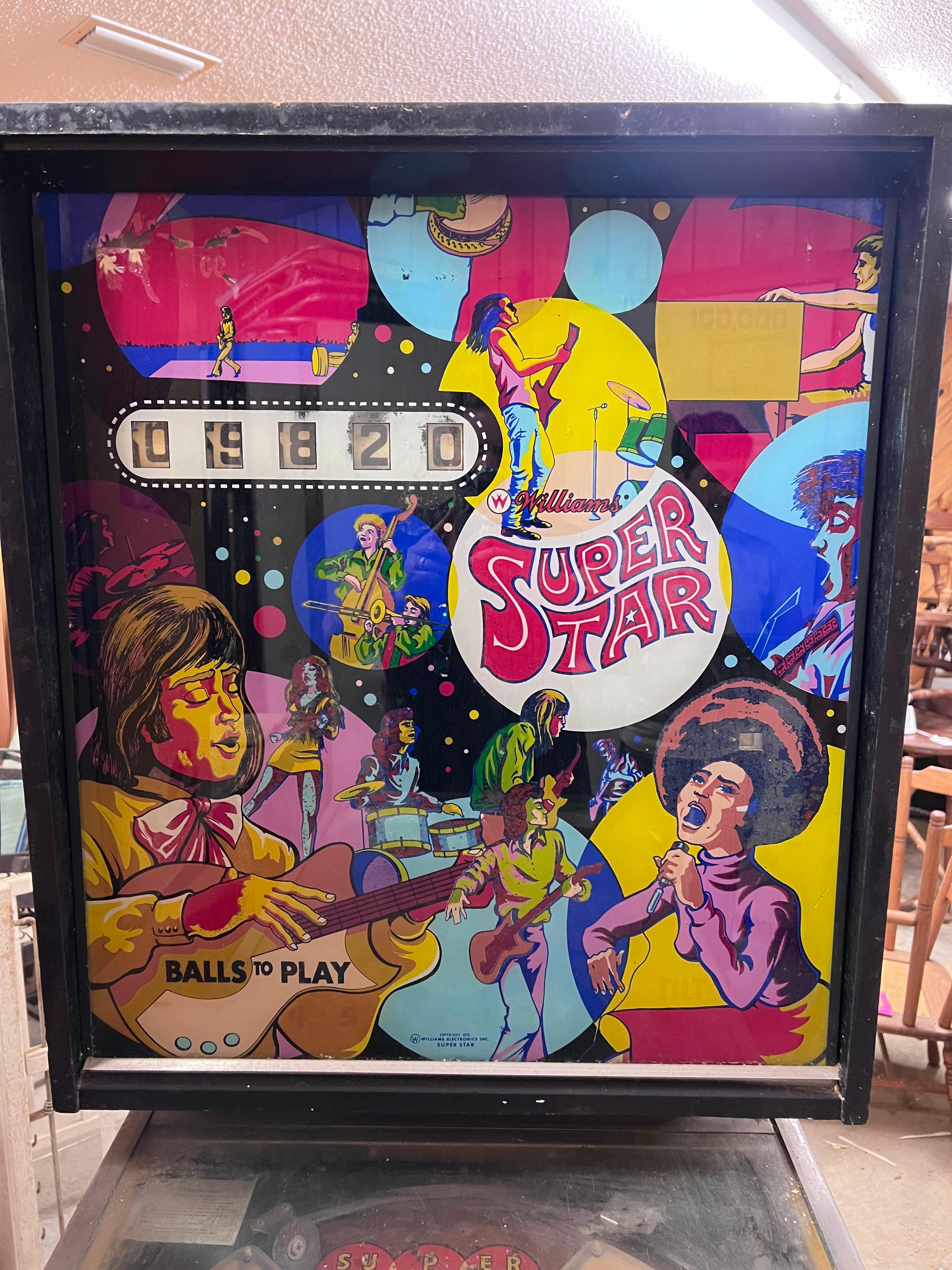 Williams Super Star Pinball Machine