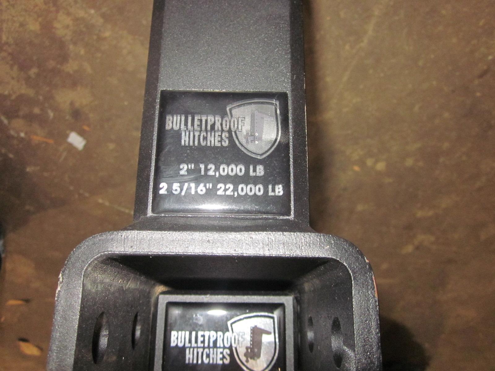 New Bullet Proof Adjustable Hitch 2 1/2" Tube