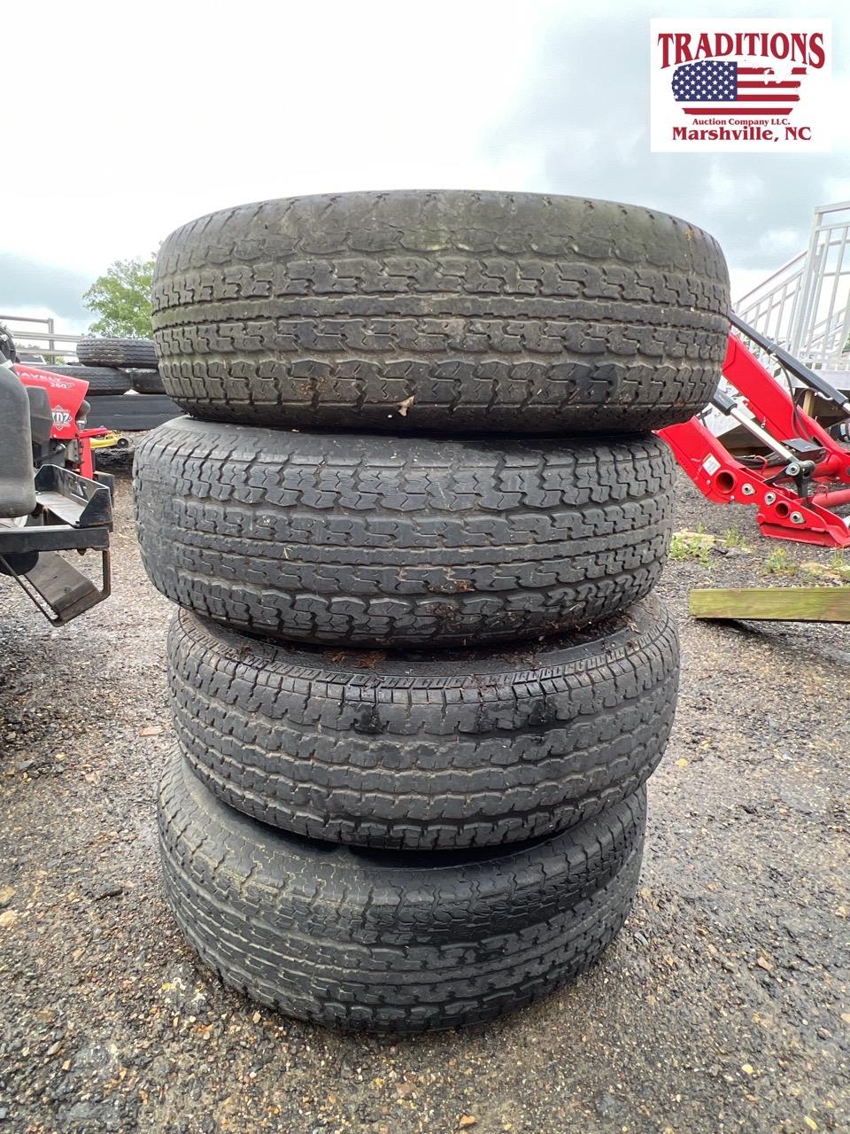 (4) Goodyear ST225/75R15 Tires/Wheels