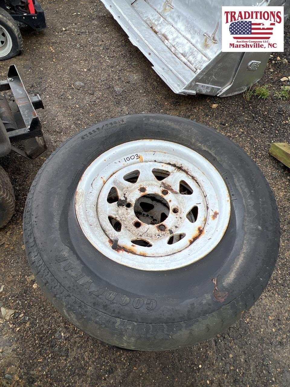 (4) Goodyear ST225/75R15 Tires/Wheels