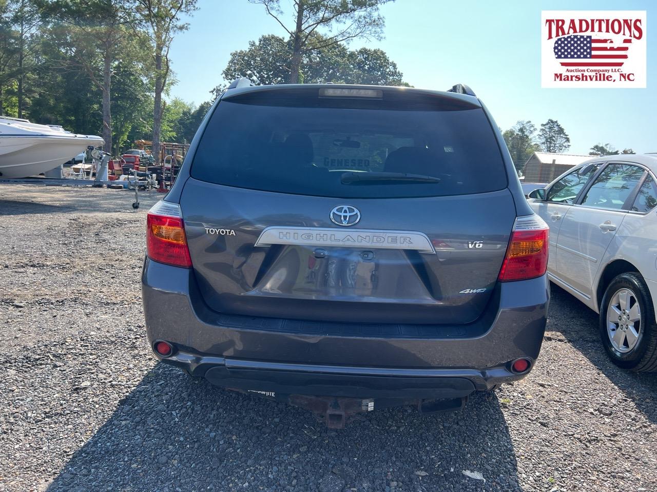 2008 Toyota Highlander VIN 2667