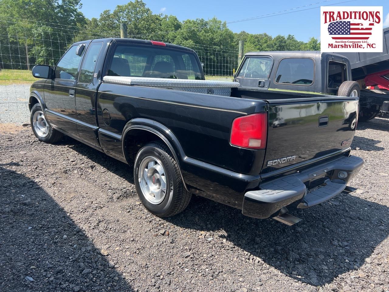 1998 GMC Sonoma VIN 4296 SALVAGE TITLE