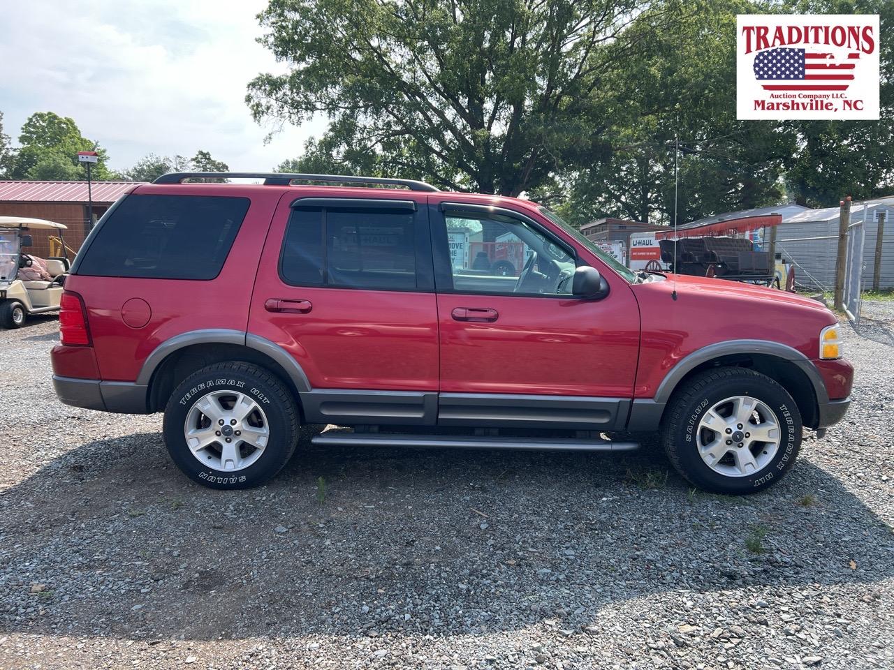 2003 Ford Explorer XLT VIN 2220