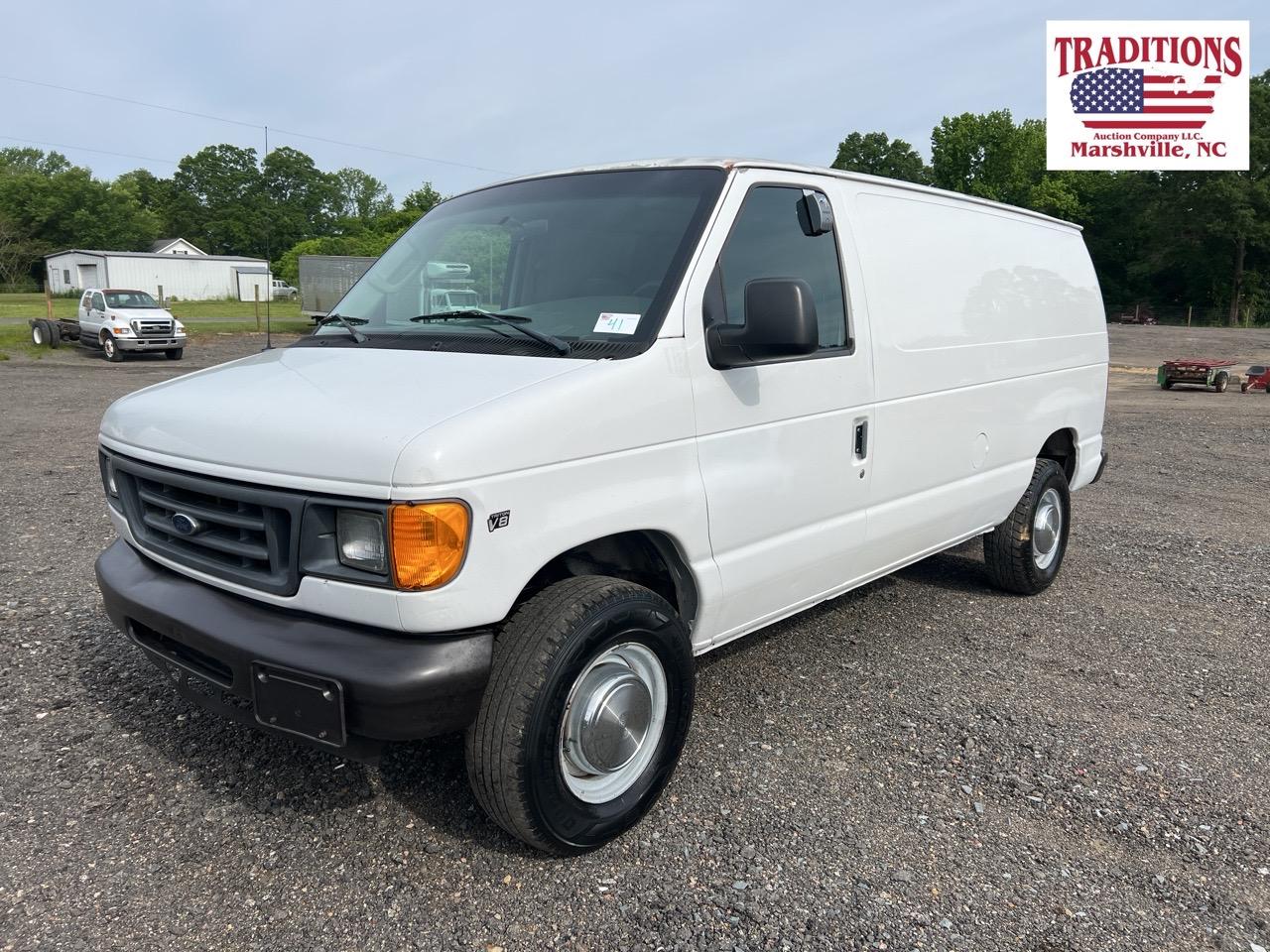 2006 Ford E250 XL Cargo Van VIN 1369