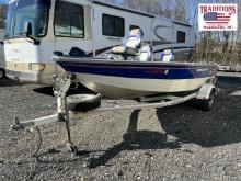 1998 Princecraft 16ft Boat with Trailer VIN 9651