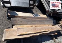 Pallet of Cedar & Poplar Rough Cut Lumber