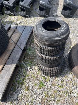 5 assorted tires