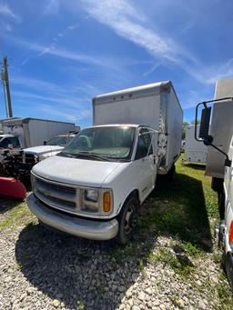 1999 Chevy 3500 box van truck