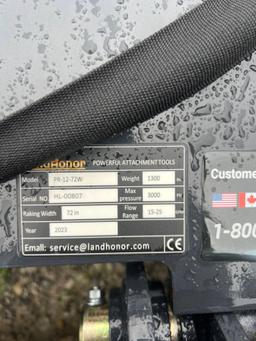 landhonor skid steer power rake