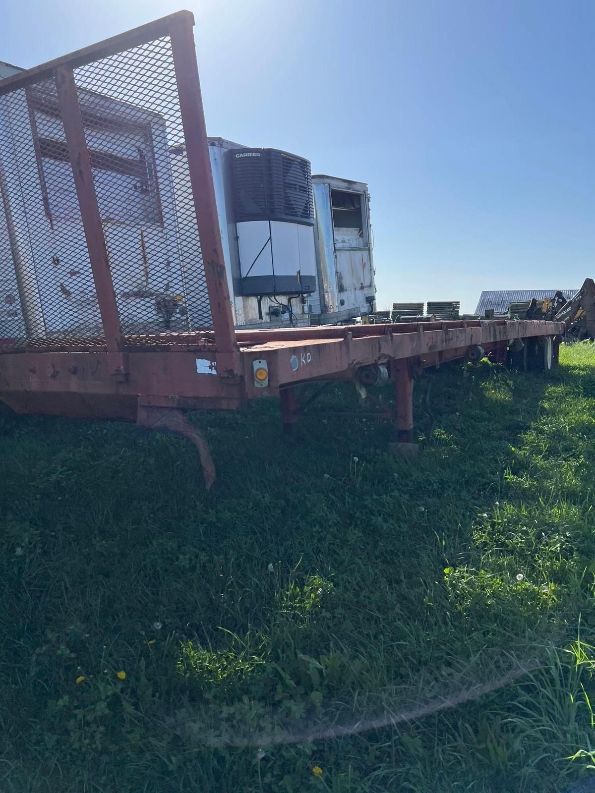 semi truss trailer - no title