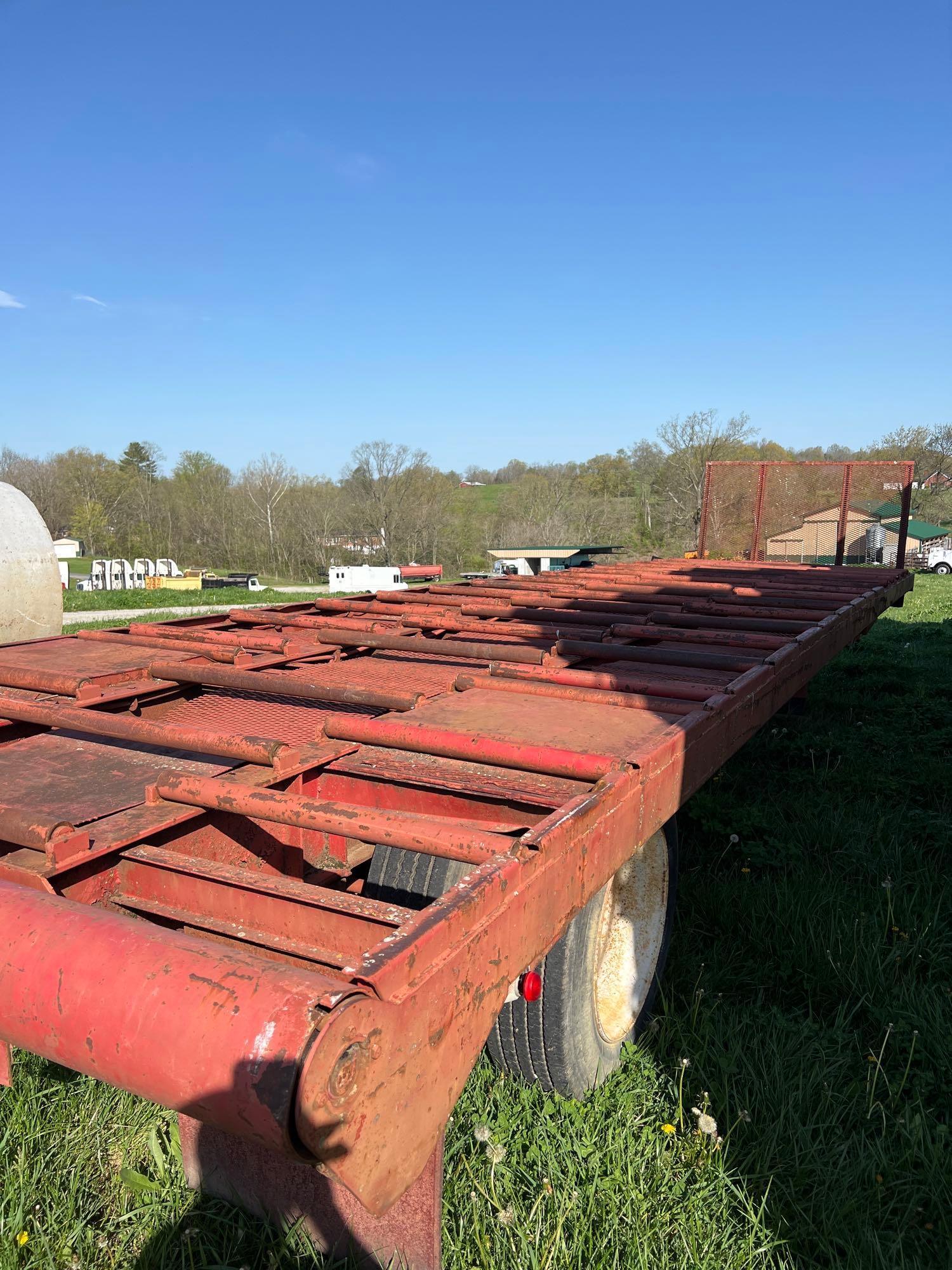 semi truss trailer - no title