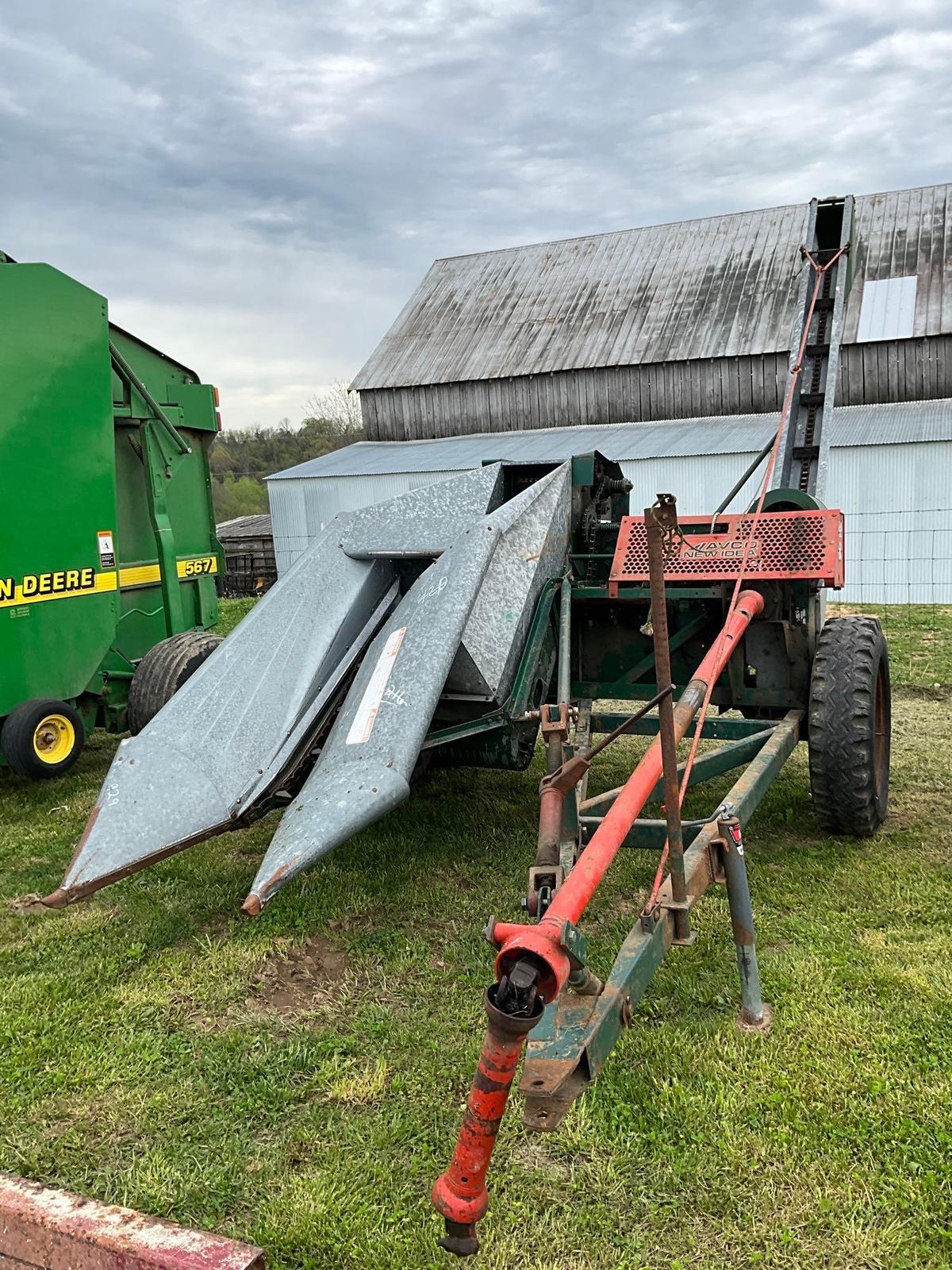 new idea one row corn picker