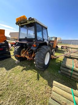 ford 3930 cab tractor with mower