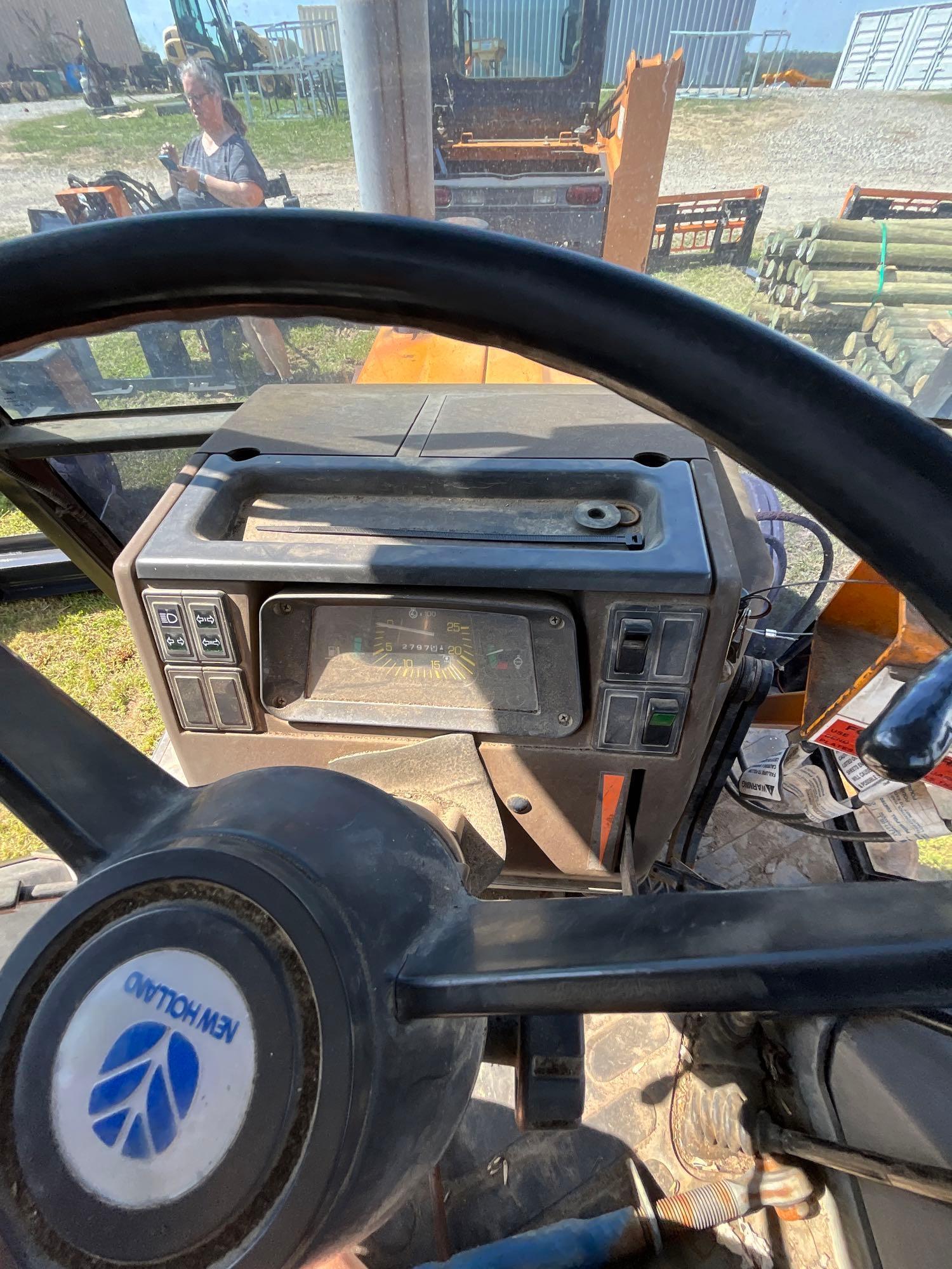 ford 3930 cab tractor with mower