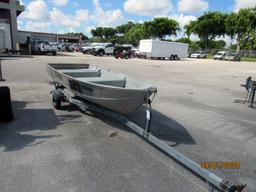 1998 Continental Boat Trailer & Lowe Aluminum Boat