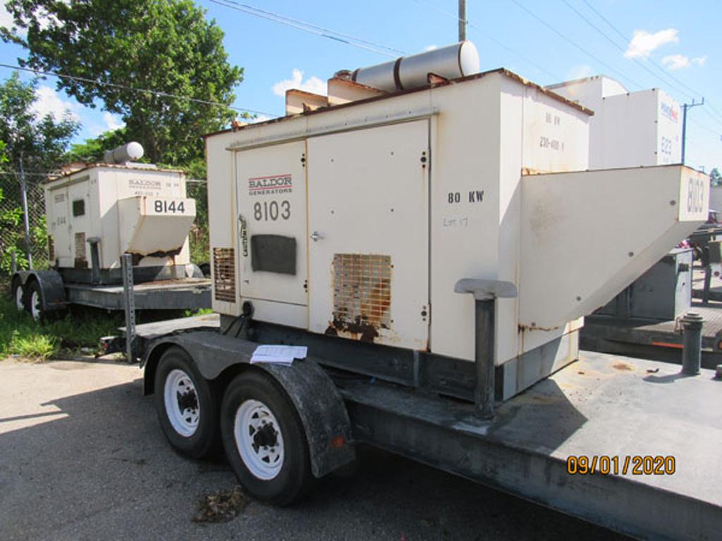 2006 Baldor Trailer-Mounted Generator