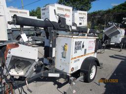 2007 Multi-Quip Night Hawk LT-12 D Trailer Mounted Light Tower