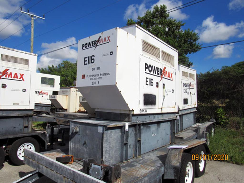 2006 Flint Power Systems (PowerMax) Trailer-Mounted Generator