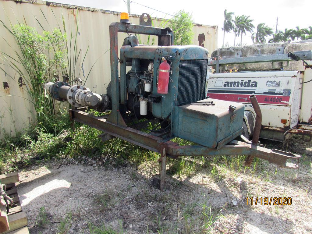 Trailer-Mounted Water Pump