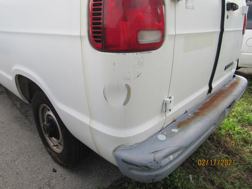 2001 2500 Series Dodge Ram Van