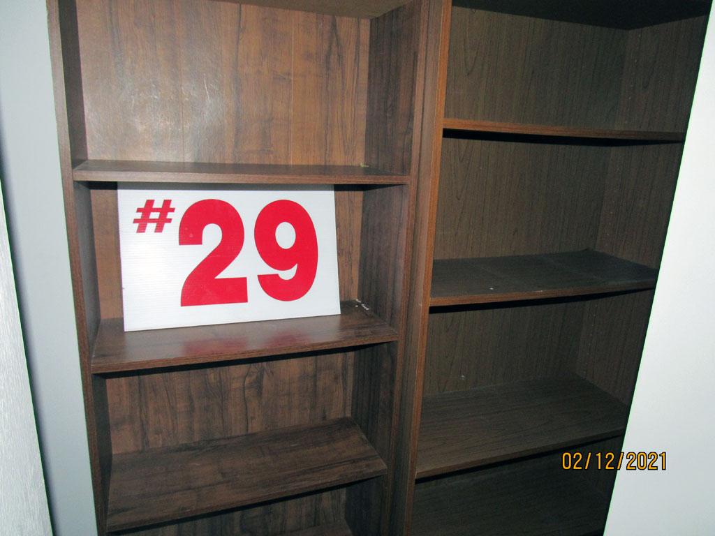 (2) Bookcases