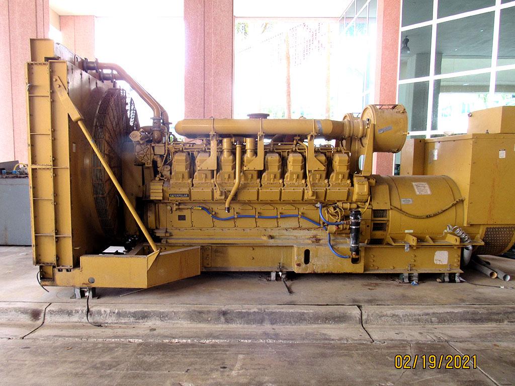 Caterpillar 3500 Diesel Powered 1,750KW Emergency Generator