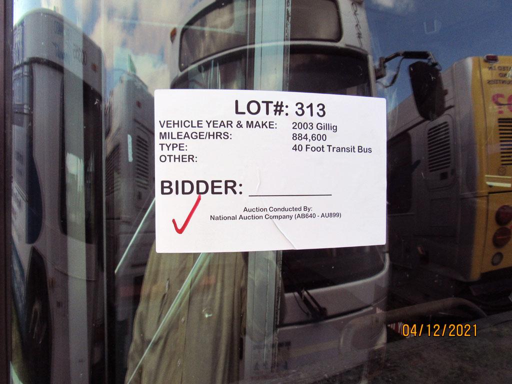 2003 Gillig 40 Foot Transit Bus