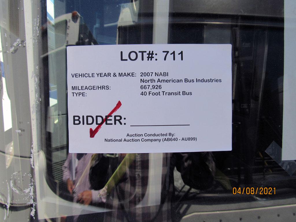 2007 NABI 40 Foot Transit Bus