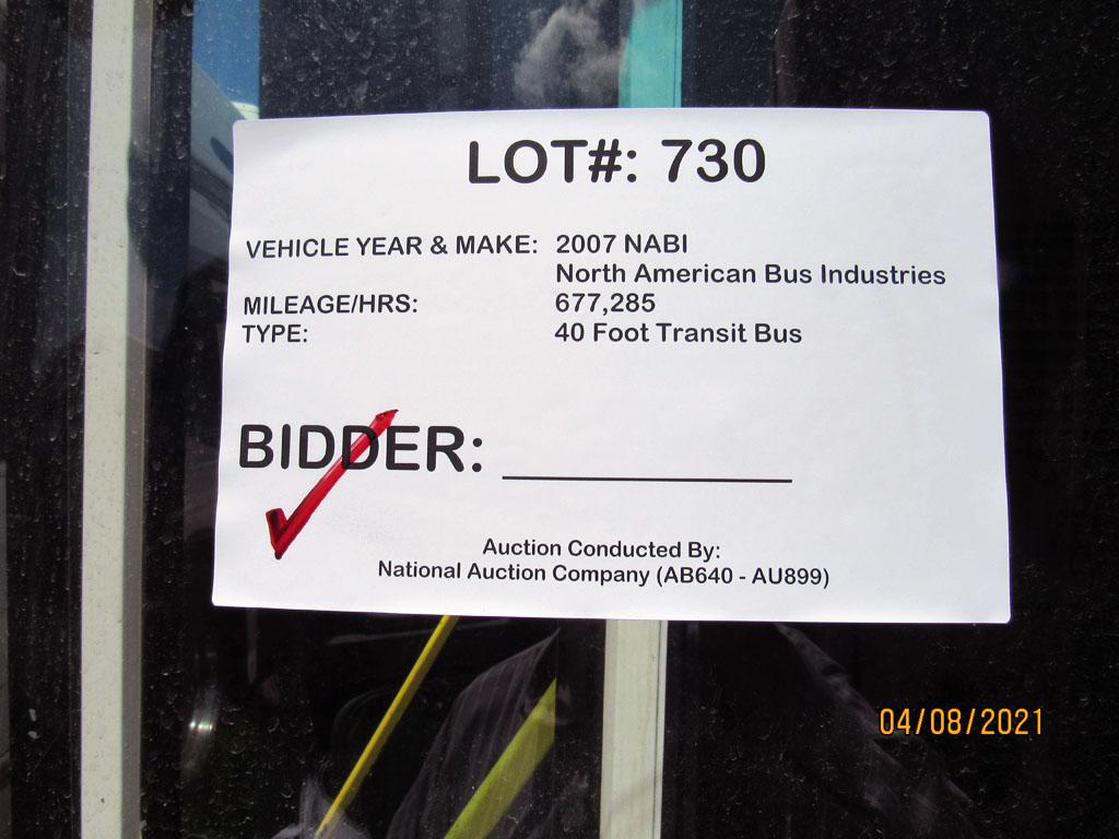 2007 NABI 40 Foot Transit Bus