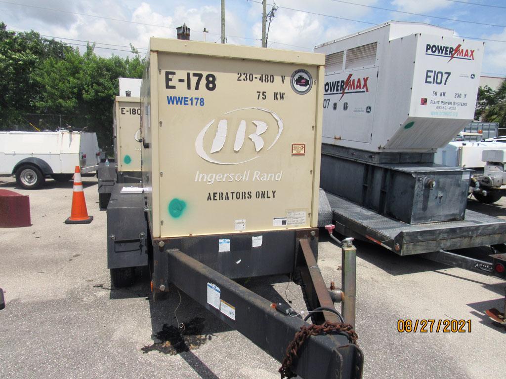 2009 INGERSOLL-RAND POWER SOURCE G90 75KW EMERGENCY GENERATOR