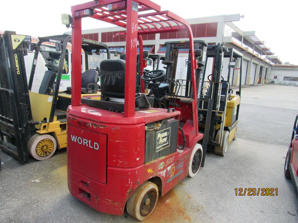 2007 World Electric Forklift Battery Operated