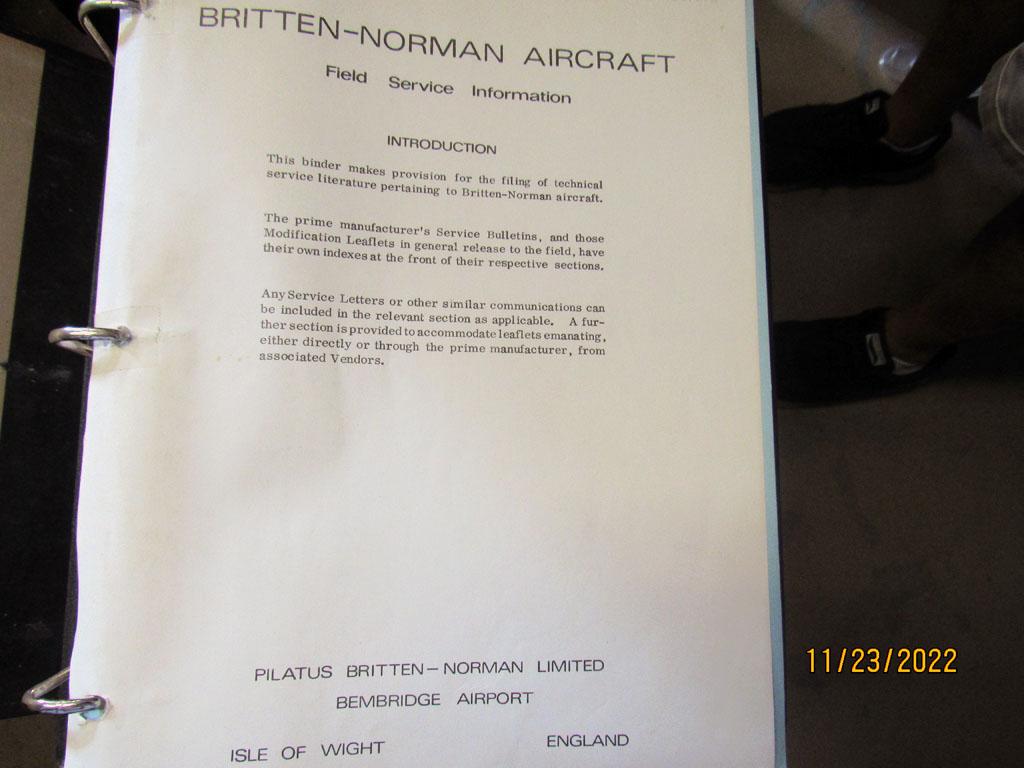 Airplane - Twin Engine Aircraft - Pilatus Britten Norman LTD S/NC2171 BN-2B-21 Islander