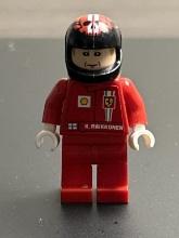 Lego F1 Ferrari Racer Minifigure