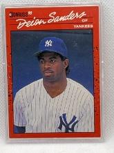 1990 Donruss Deion Sanders New York Yankees