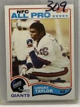 1982 Topps #434 NFC All Pro Lawrence Taylor New